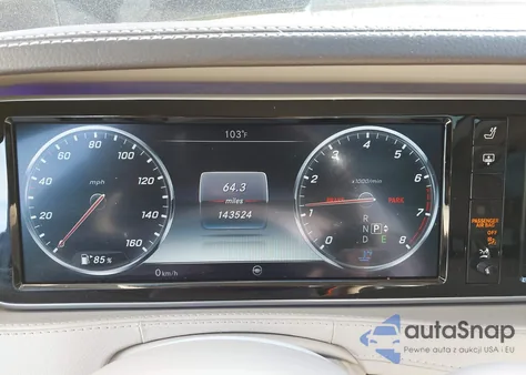 2015 Mercedes-Benz S 550 из США, поврежденный, VIN WDDUG8CB9FA132062